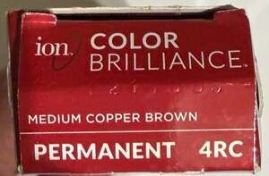 Ion Color Brilliance Permanent Crème Hair Color 4RC Medium Copper Brown